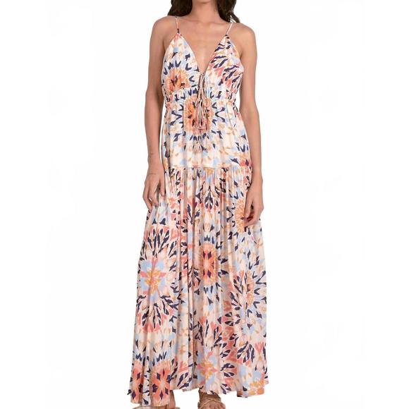 NEW ELAN ella maxi dress in kaleidoscope - Picture 1 of 3